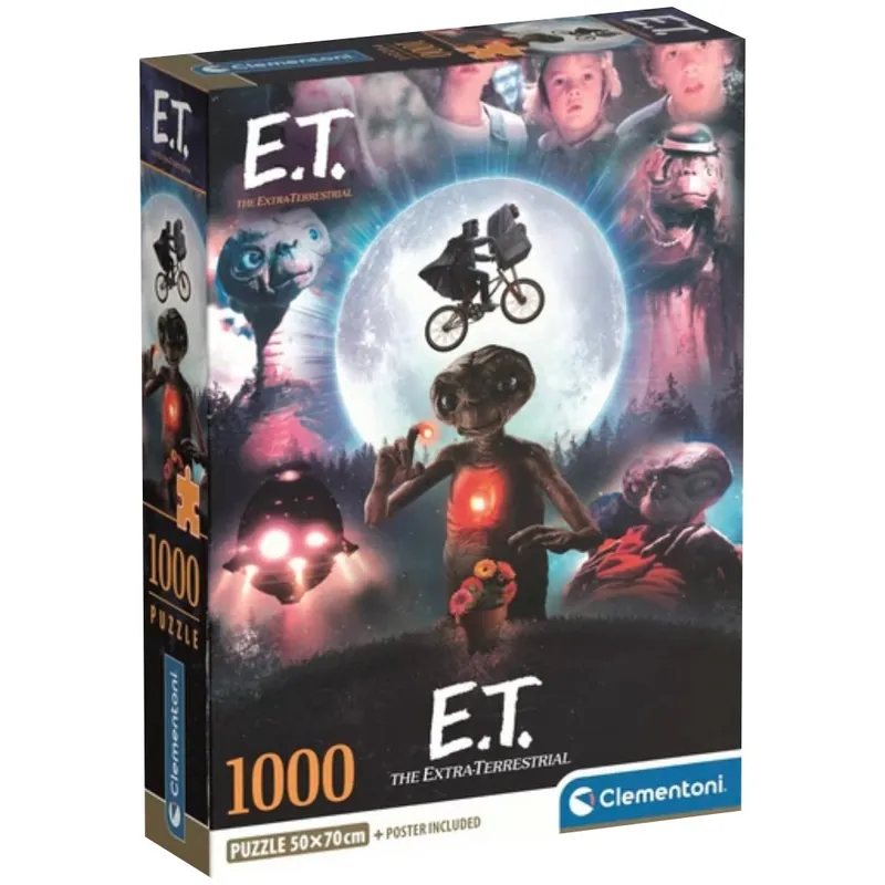 Kihagyhatatlan ajánlat Kultfilmek E.T. puzzle 1000 db-os - Clementoni