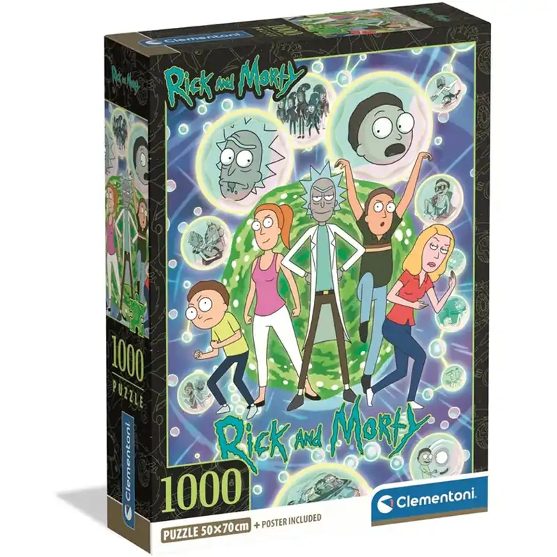Rick és Morty 1000db-os puzzle - Clementoni Szuper ajánlat