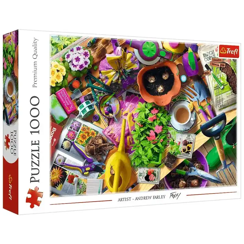 A kert rendbetétele 1000db-os puzzle - Trefl Legkelendőbb