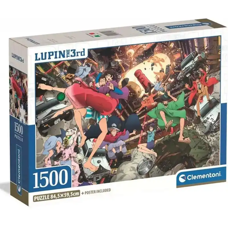 Utolsó esély Lupin the 3rd 1500db-os compact puzzle - Clementoni