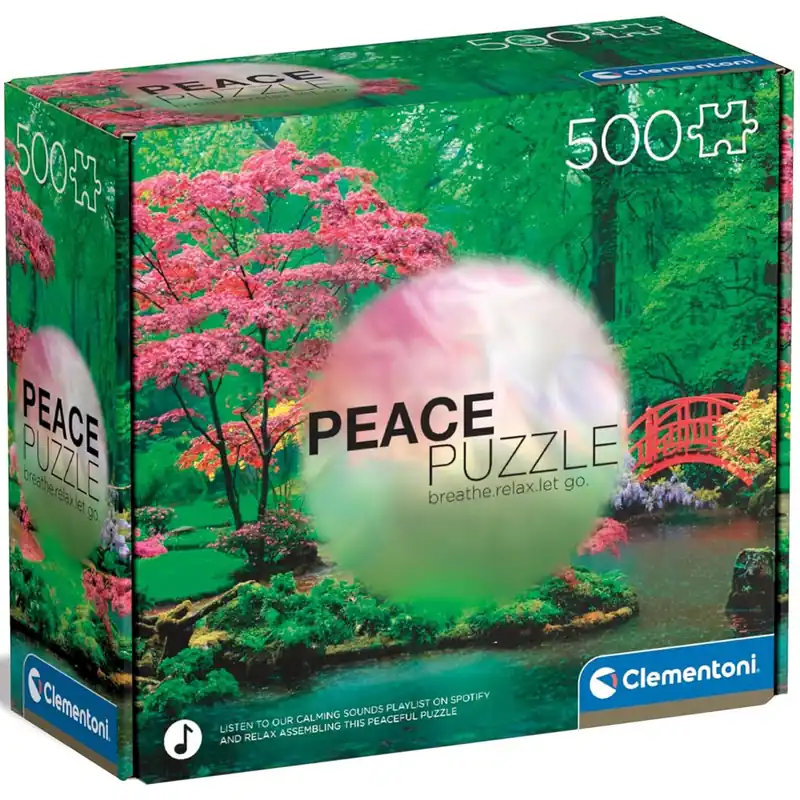 Peace puzzle Nyugtató esőcseppek 500db-os puzzle - Clementoni Azonnali szállítás