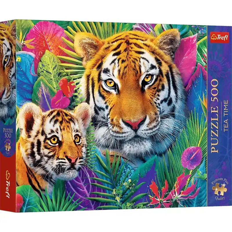 Különleges ajánlat Tigrisek a dzsungelben 500db-os Prémium plusz puzzle - Trefl