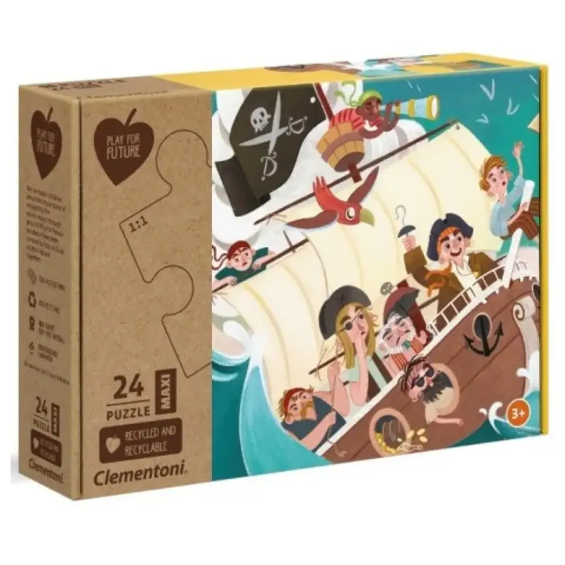 YO HO HO! Kalózok 24db-os Maxi puzzle - Clementoni Olcsó