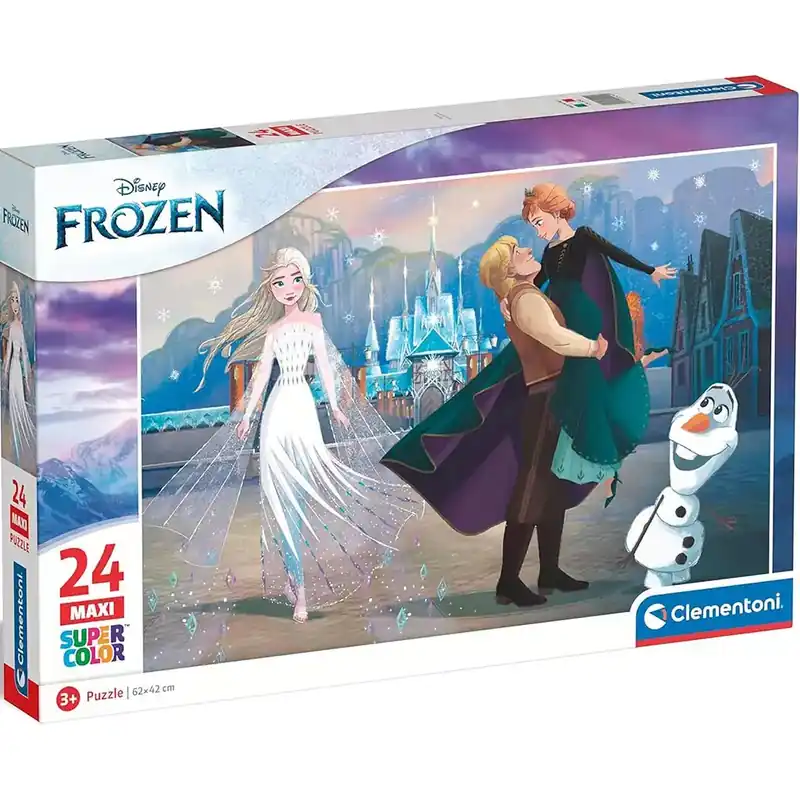 Jégvarázs 24 db-os maxi supercolor puzzle - Clementoni Olcsó