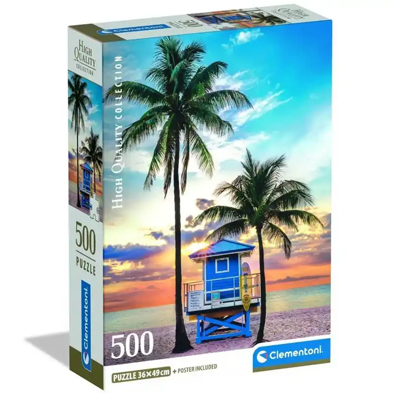Miami Beach, Florida HQC 500 darabos puzzle - Clementoni Legjobb ár