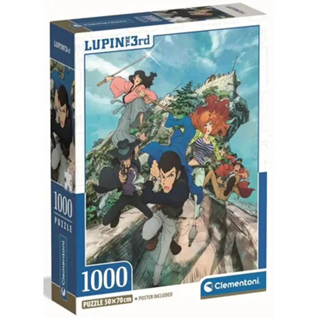 Lupin the 3rd 1000 darabos puzzle - Clementoni Rendeld meg most