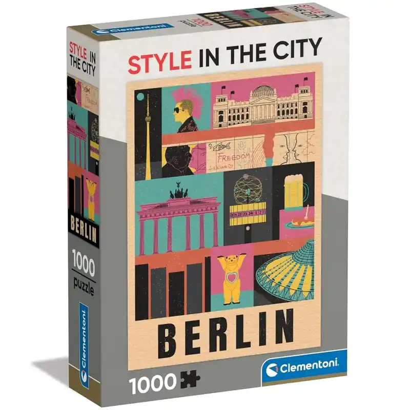 Azonnal elérhető Style in the city Berlin 1000db-os puzzle - Clementoni