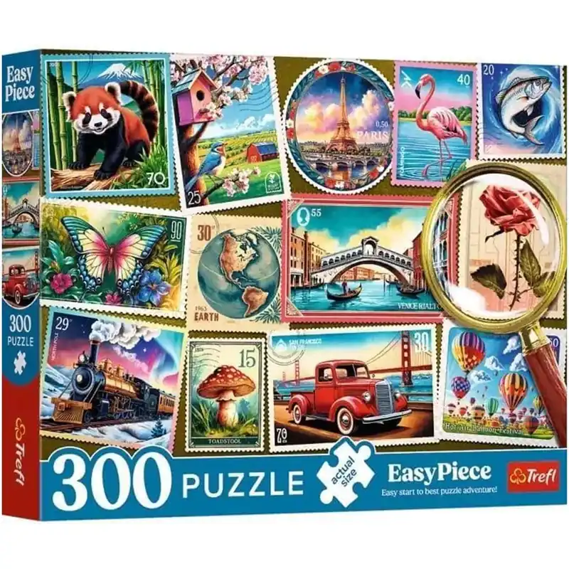 Bélyeggyűjtemény Easy Piece 300db-os puzzle - Trefl Azonnal elérhető