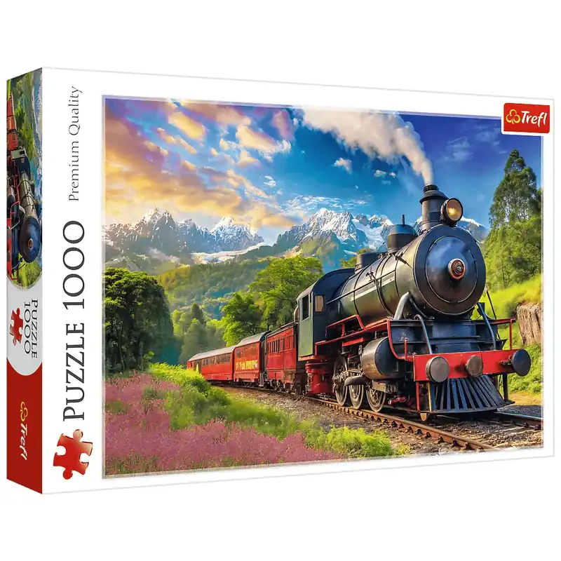 Népszerű Utazás a hegyek között vonattal 1000db-os puzzle -Trefl