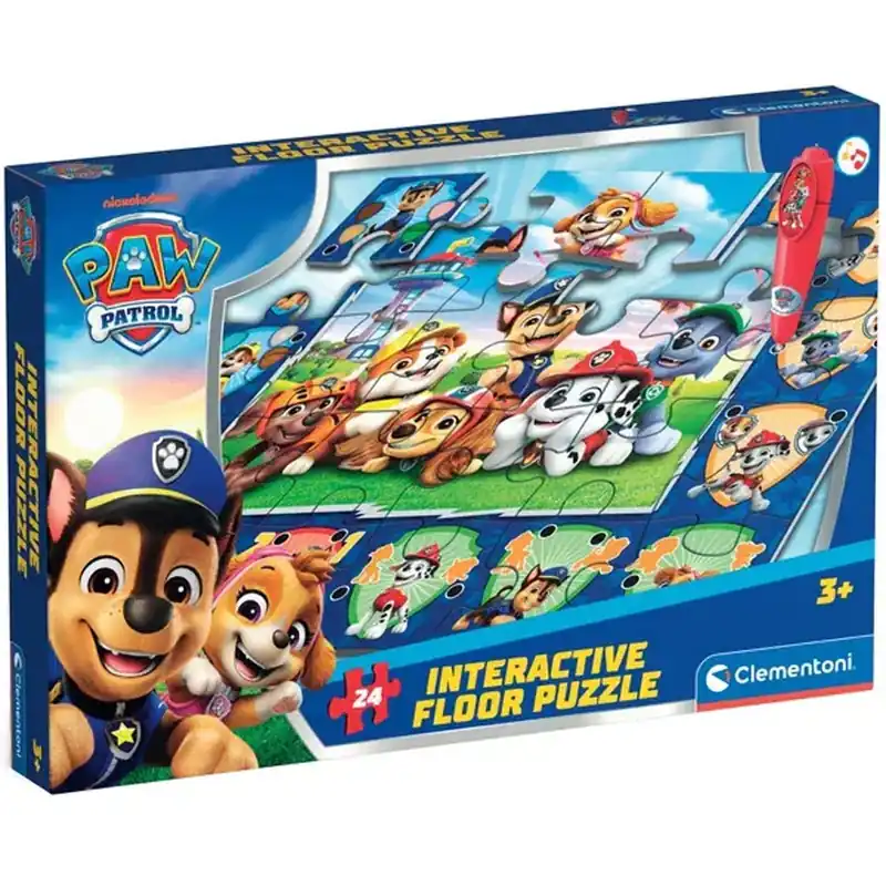 Rendeld meg most Mancs őrjárat interaktív 24db-os padló puzzle - Clementoni