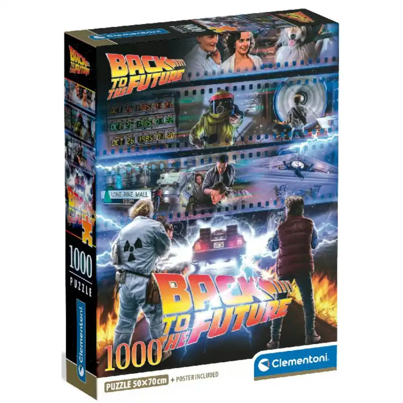 Kultfilmek Vissza a jövőbe puzzle 1000 db-os - Clementoni Vedd meg most