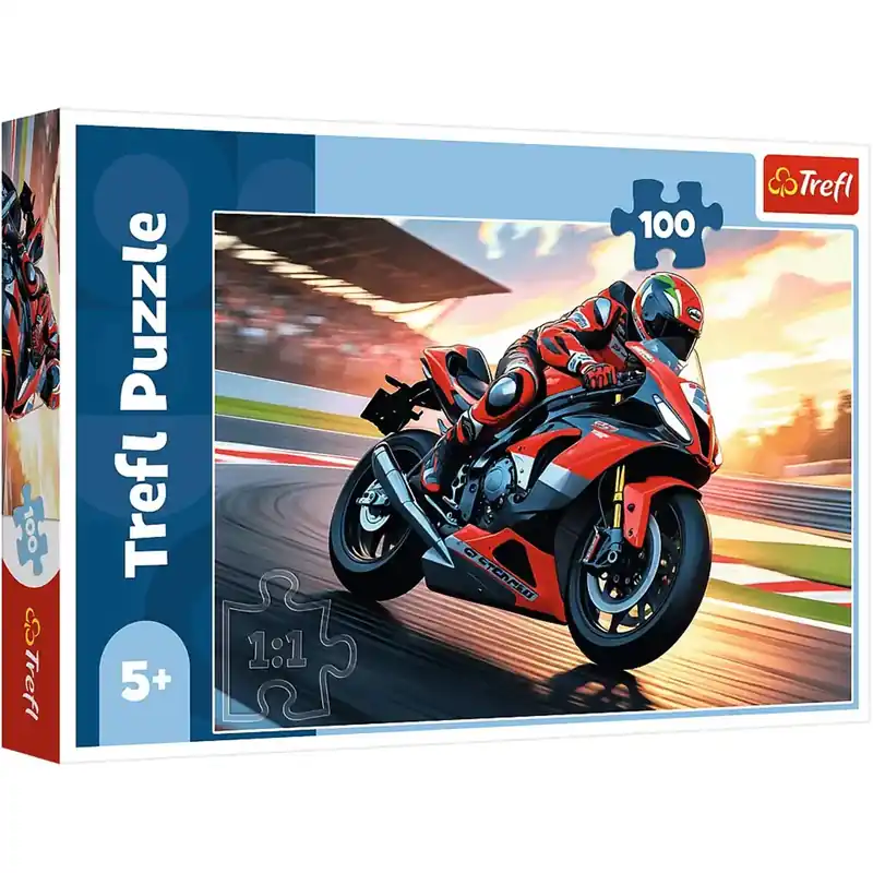 Versenymotor a pályán 100db-os puzzle - Trefl Akciós ár