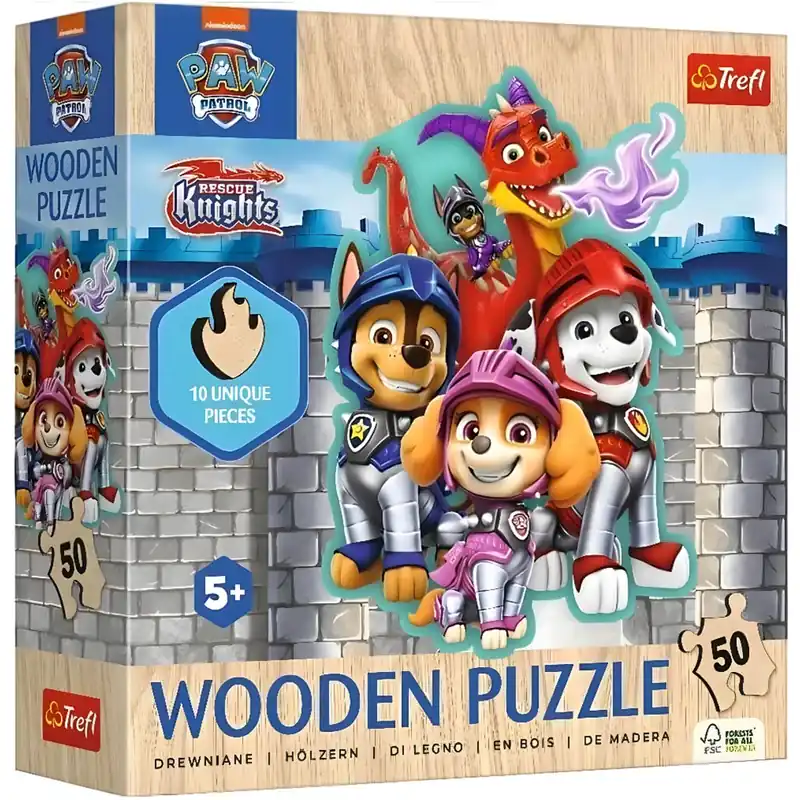 Utolsó esély Mancs Őrjárat 50db-os fa puzzle - Trefl
