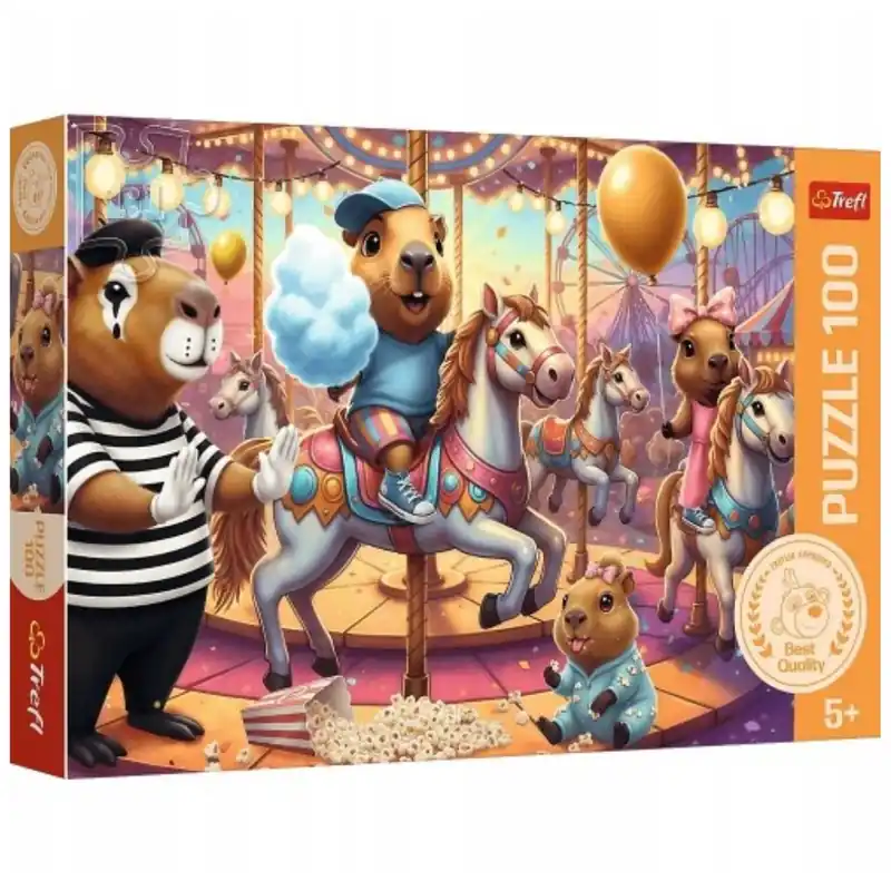 Ne maradj le Capybarák vakációja 100 db-os puzzle – Trefl
