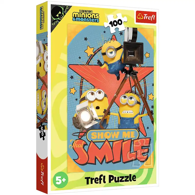 Legkelendőbb Minyonok 3 Mosolyogj! 100db-os puzzle - Trefl