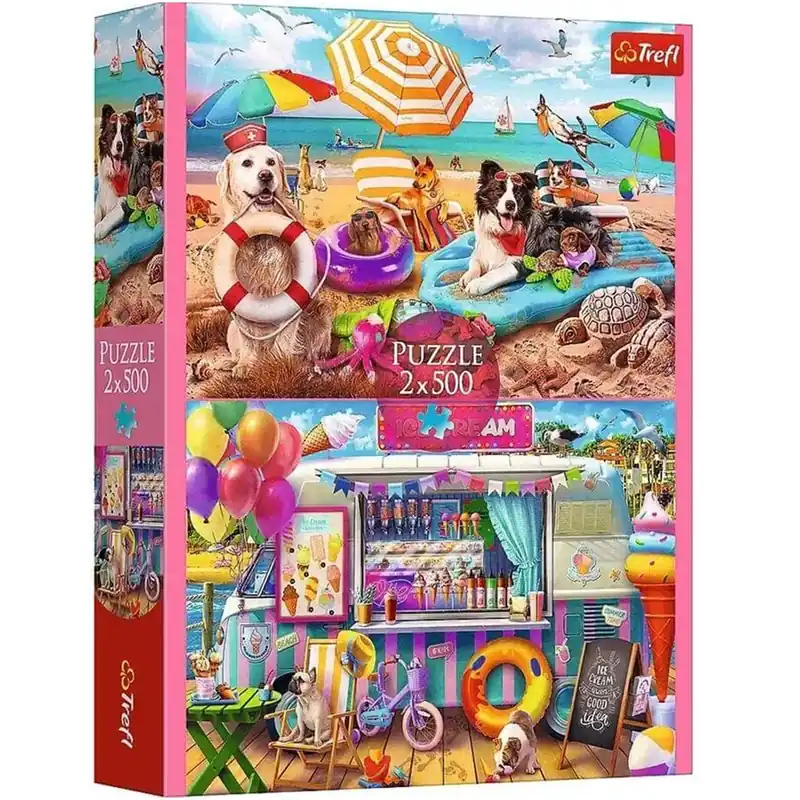 Vakáció 2x500db-os puzzle - Trefl Rendeld meg most