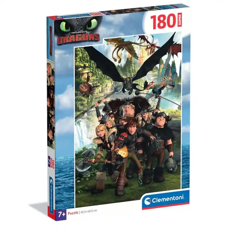 Árengedmény Így neveld a sárkányodat 180db-os super puzzle - Clementoni