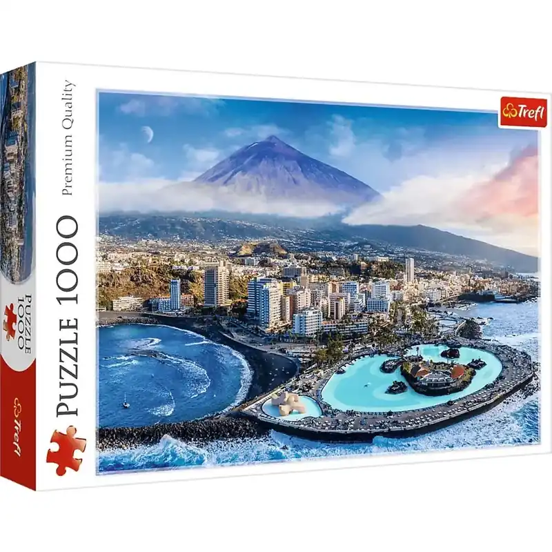 Alacsony ár Tenerife városa, Spanyolország 1000db-os HQ puzzle kirakó - Trefl