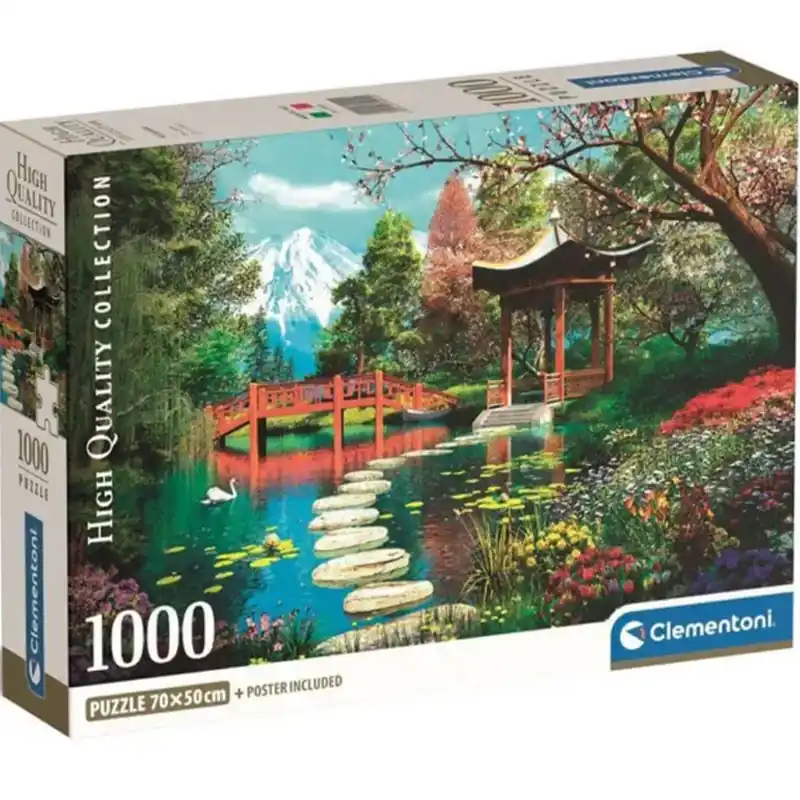 Biztonságos fizetés Fuji garden HQC 1000db-os Compact puzzle - Clementoni