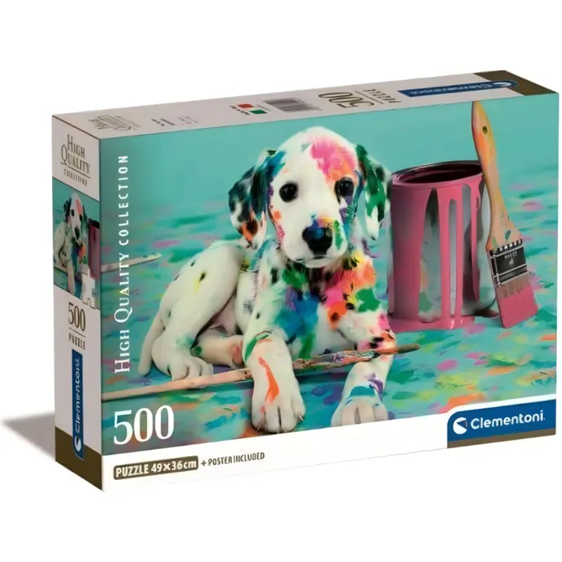 Bestseller High Quality Collection - Dalmata kölyök 500 db-os puzzle- Clementoni