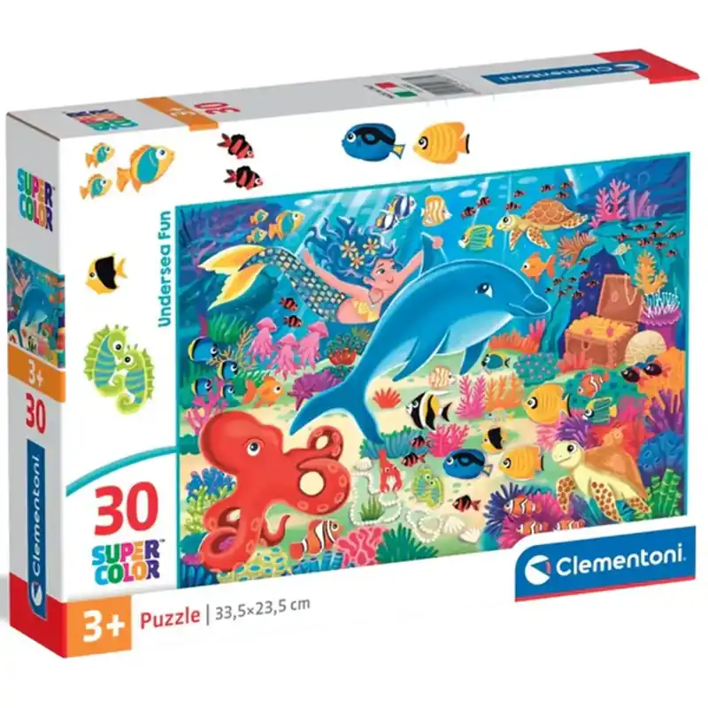 Tenger alatti kalandok 30db-os supercolor puzzle - Clementoni Végkiárusítás