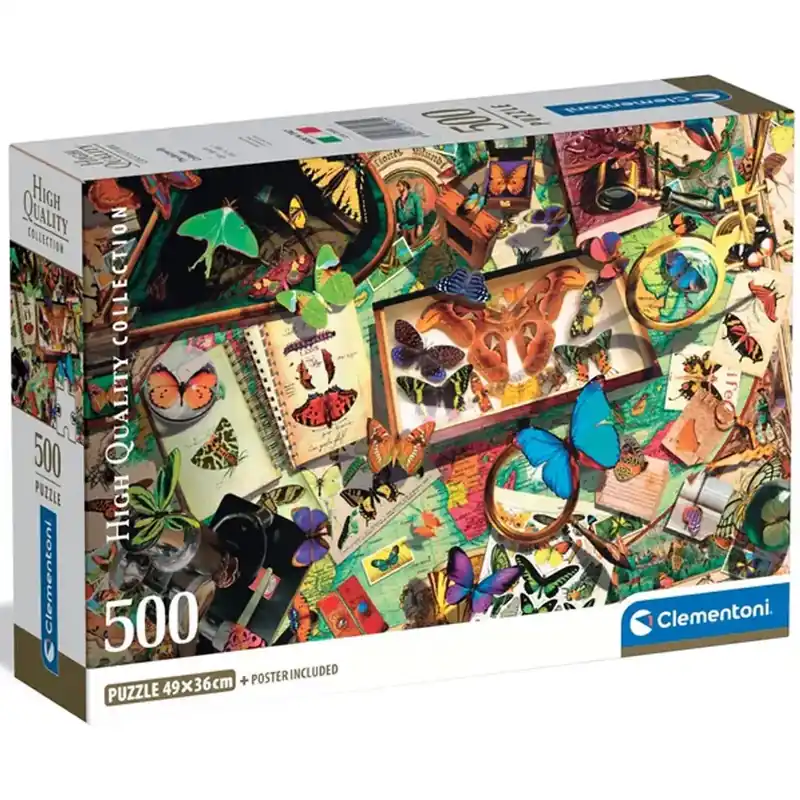 Árengedmény A lepkegyűjtő 500db-os HQC kompakt puzzle - Clementoni