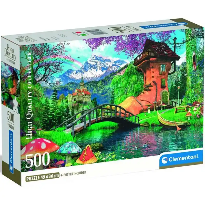 Mesebeli táj HQC 500 darabos puzzle - Clementoni Bestseller