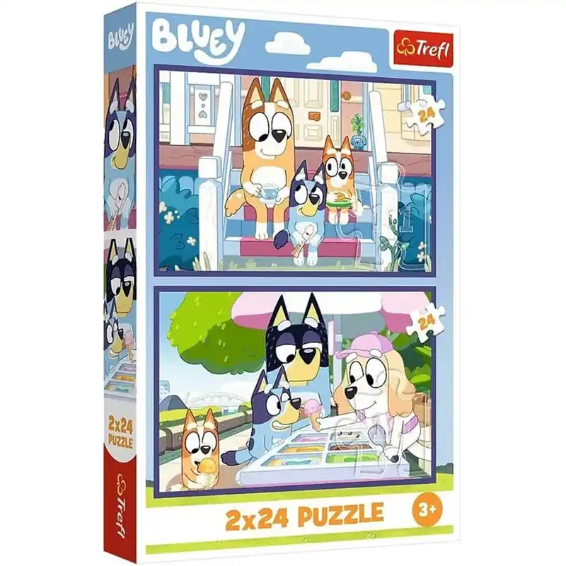 Legnépszerűbb Bluey 2x24db-os puzzle - Trefl