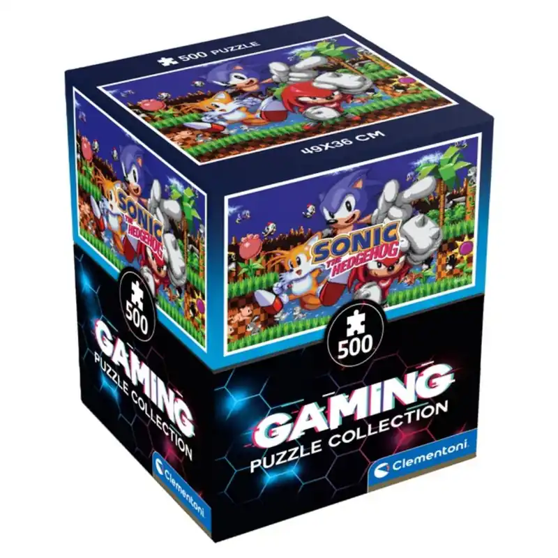 Különleges ajánlat Gaming Puzzle Collection Sonic 500 db-os puzzle - Clementoni