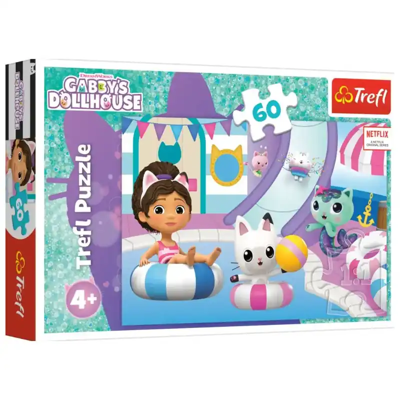 Expressz szállítás Gabi babaháza 60db-os puzzle - Trefl