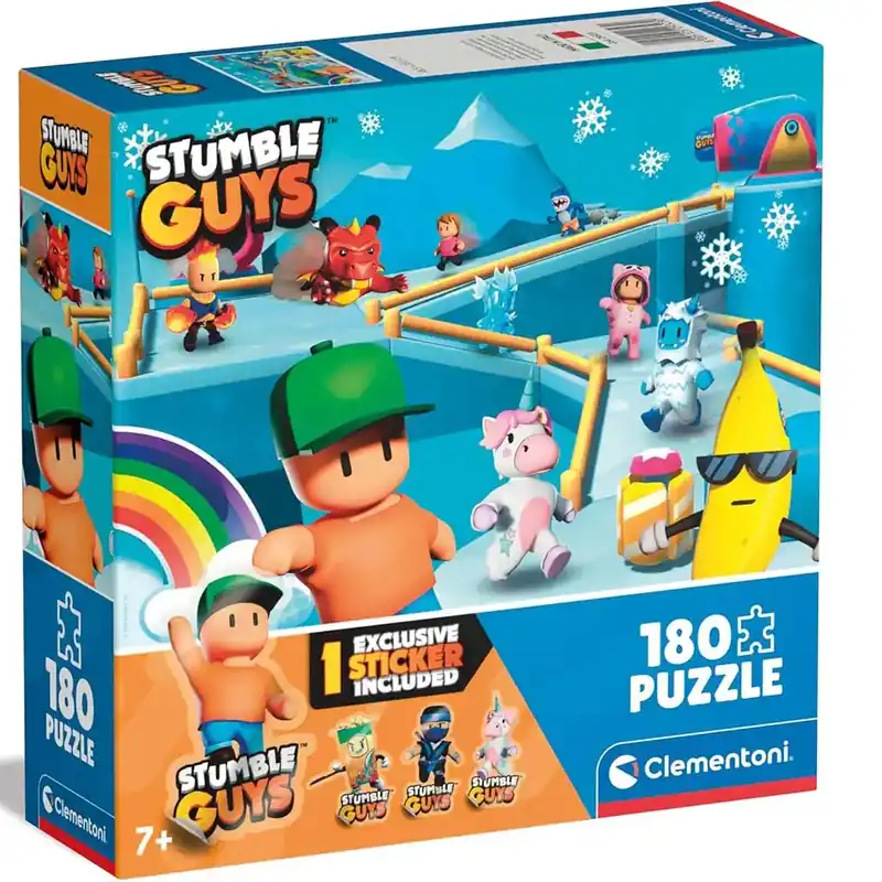 Stumble Guys Út a győzelem felé 180db-os super puzzle - Clementoni Szuper ajánlat