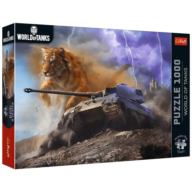 World of Tanks Tigris II 1000db-os Prémium plus quality puzzle - Trefl Olcsóbb