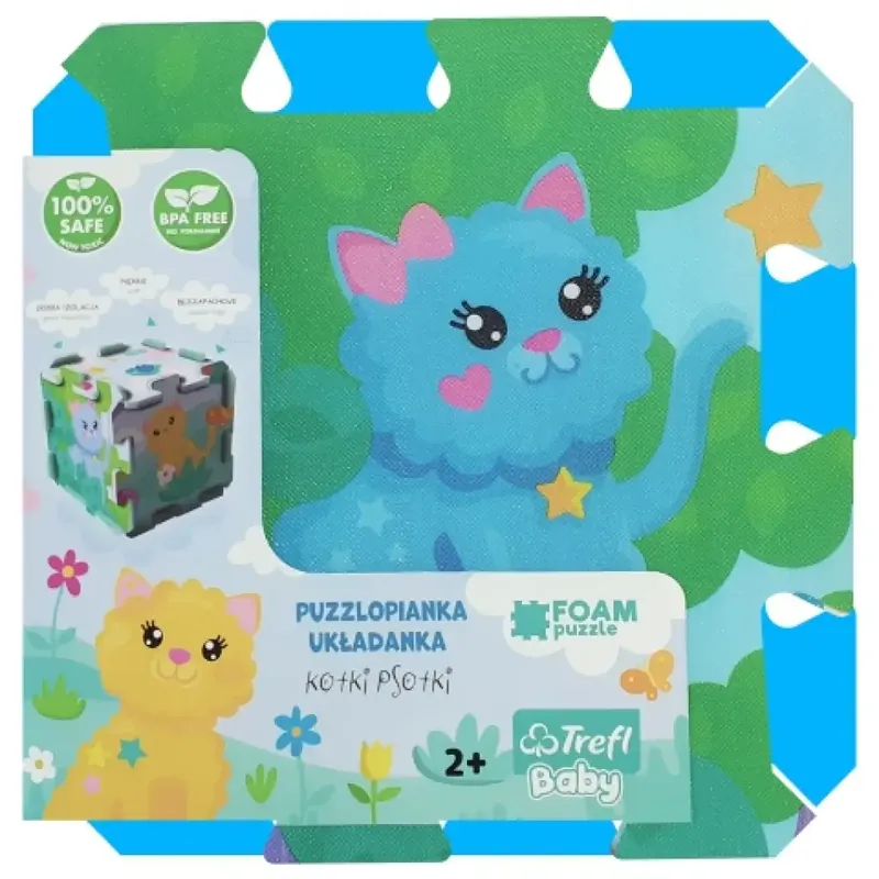 Akció Csintalan cicák szivacs puzzle - Trefl