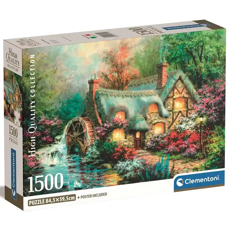 Erdei faház 1500db-os HQC puzzle 84,5x59,5cm - Clementoni Kedvezményes ár