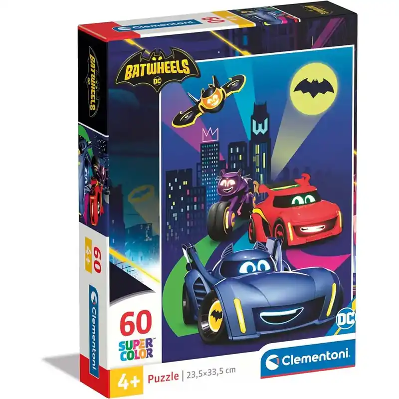 Vedd meg most Batwheels 60db-os Supercolor puzzle - Clementoni