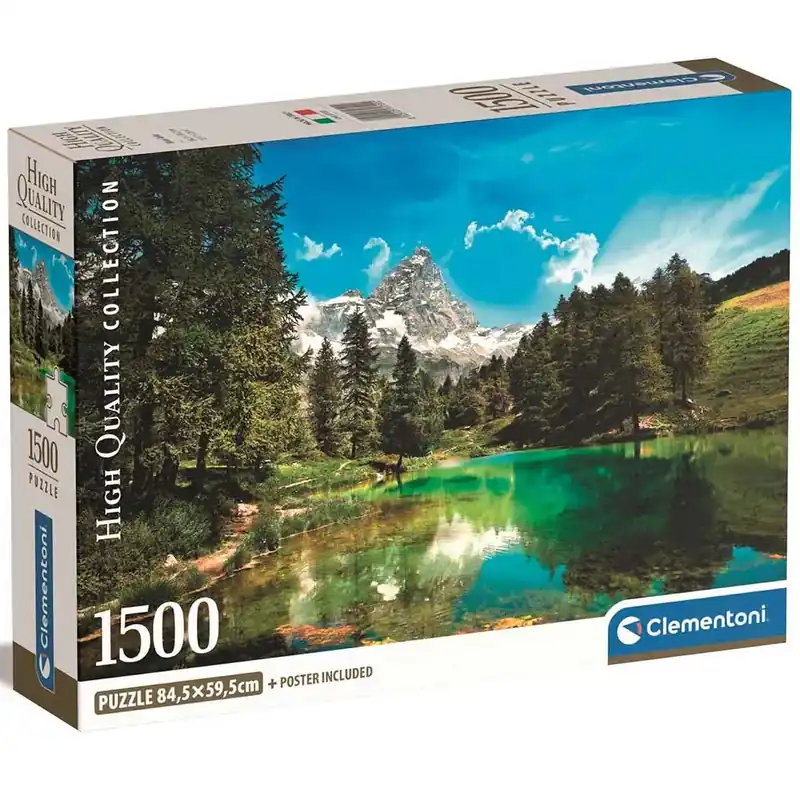 Égszínkék tó 1500db-os HQC puzzle 84,5x59,5cm - Clementoni Outlet