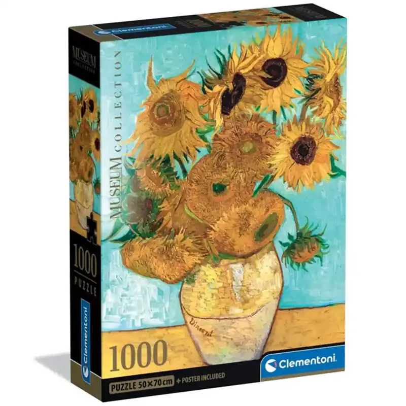 Különleges ajánlat Museum Collection Van Gogh - Napraforgók 1000db-os puzzle - Clementoni