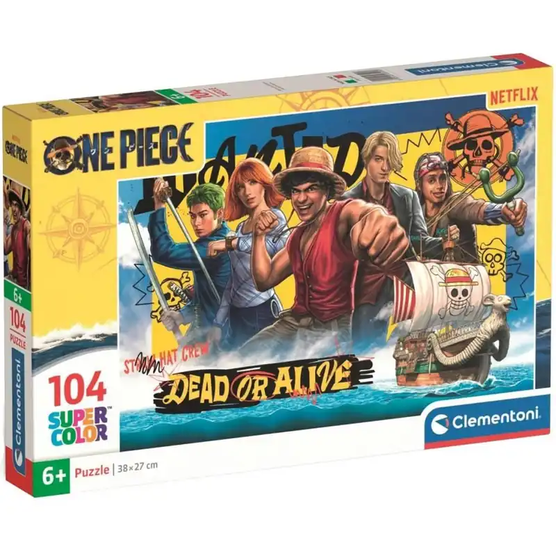 One Piece a csapat 104 db-os Supercolor puzzle - Clementoni Kedvezményes ár