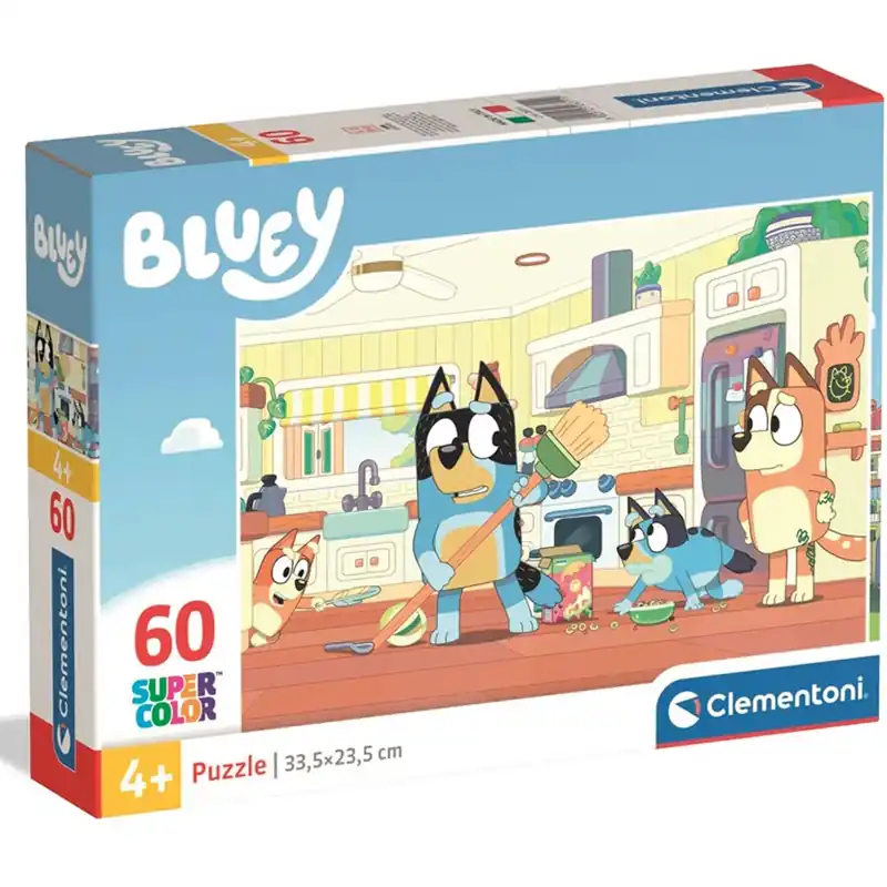 Bluey a konyhában 60db-os Supercolor puzzle - Clementoni Azonnali szállítás