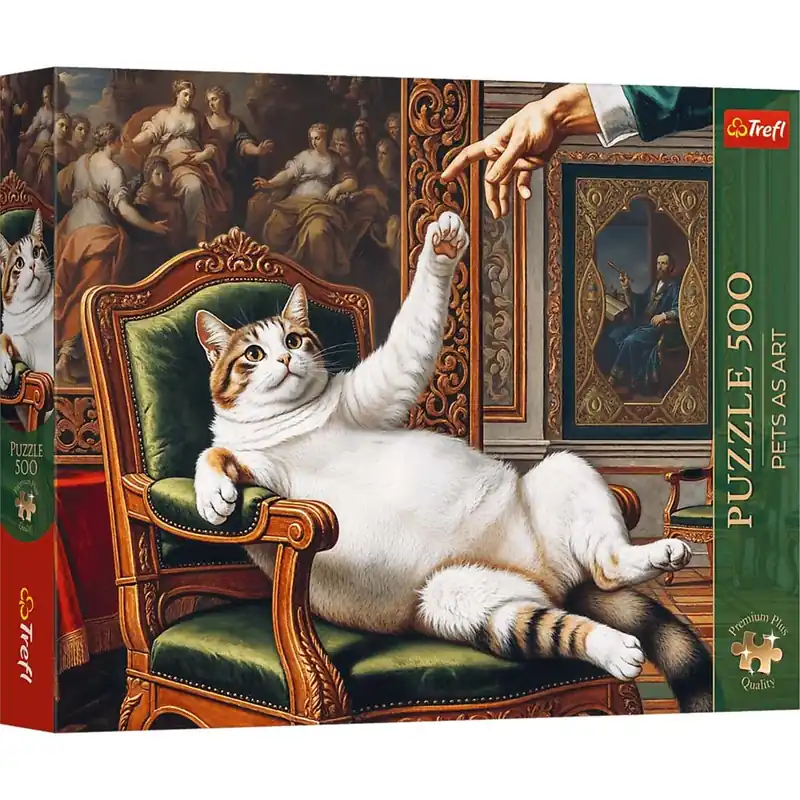 Bolyhos cica 500db-os Prémium plusz puzzle - Trefl Vedd meg most