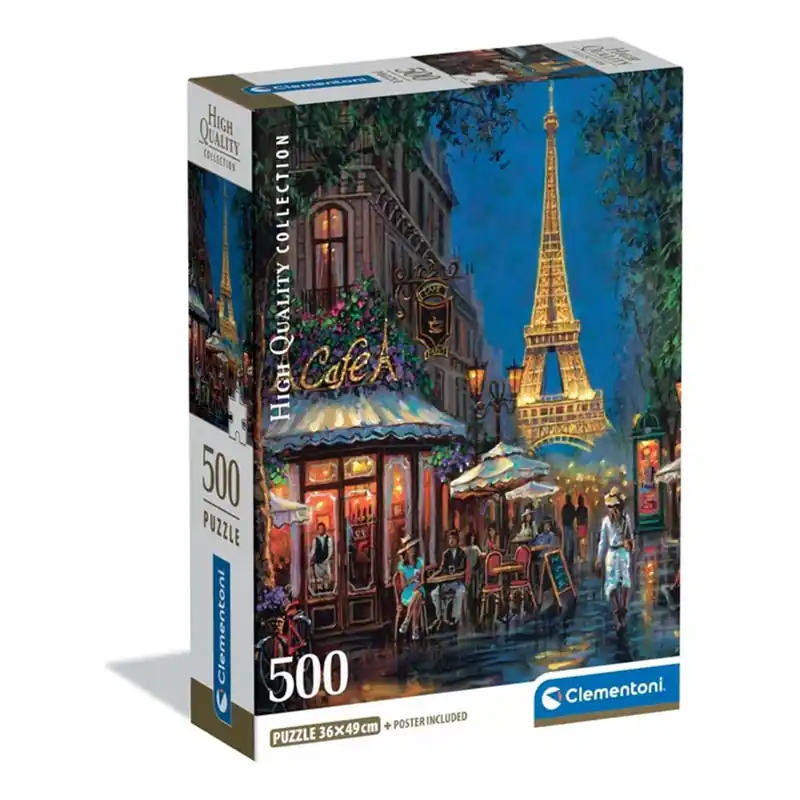 Éjszaka az Eiffel toronynál HQC 500db-os compact puzzle - Clementoni Kihagyhatatlan ajánlat