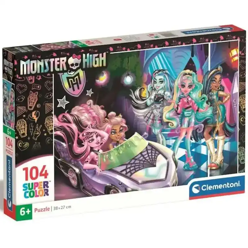 Monster High 2 104db-os supercolor puzzle - Clementoni Szezonális akció