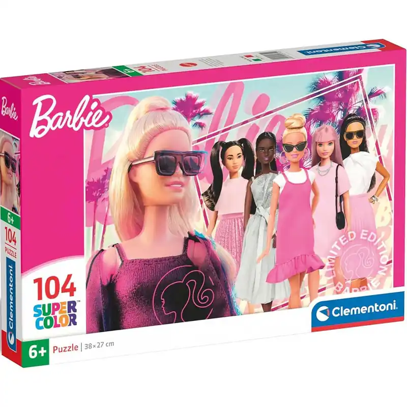 Korlátozott ajánlat Divatos Barbie 104db-os Supercolor puzzle - Clementoni