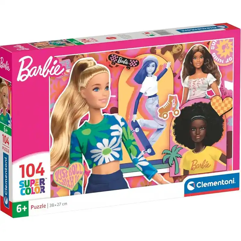 Csodálatos Barbie babák 104db-os Supercolor puzzle - Clementoni Olcsó