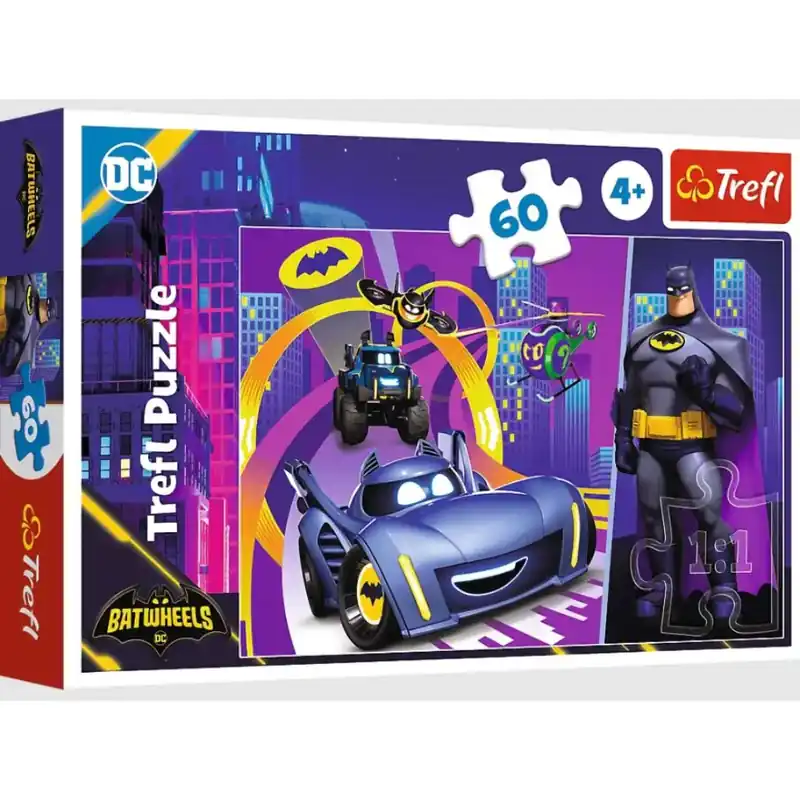 DC Batman Batwheels 60db-os puzzle - Trefl Kiárusítás