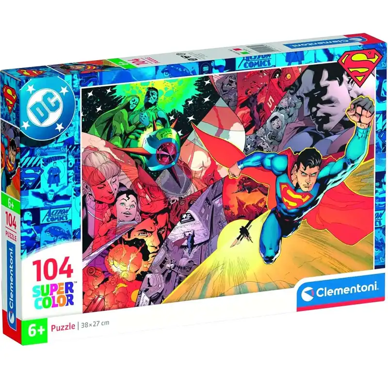 Rendeld meg most DC Comics Superman 104db-os Supercolor puzzle - Clementoni