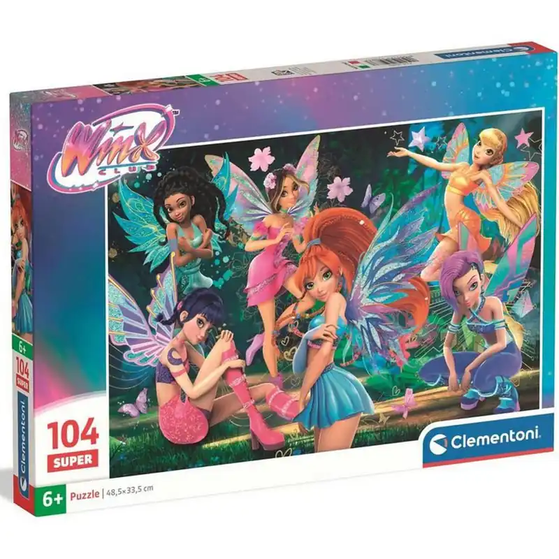 Winx Club tündérei 104 db-os Super Puzzle - Clementoni Árengedmény