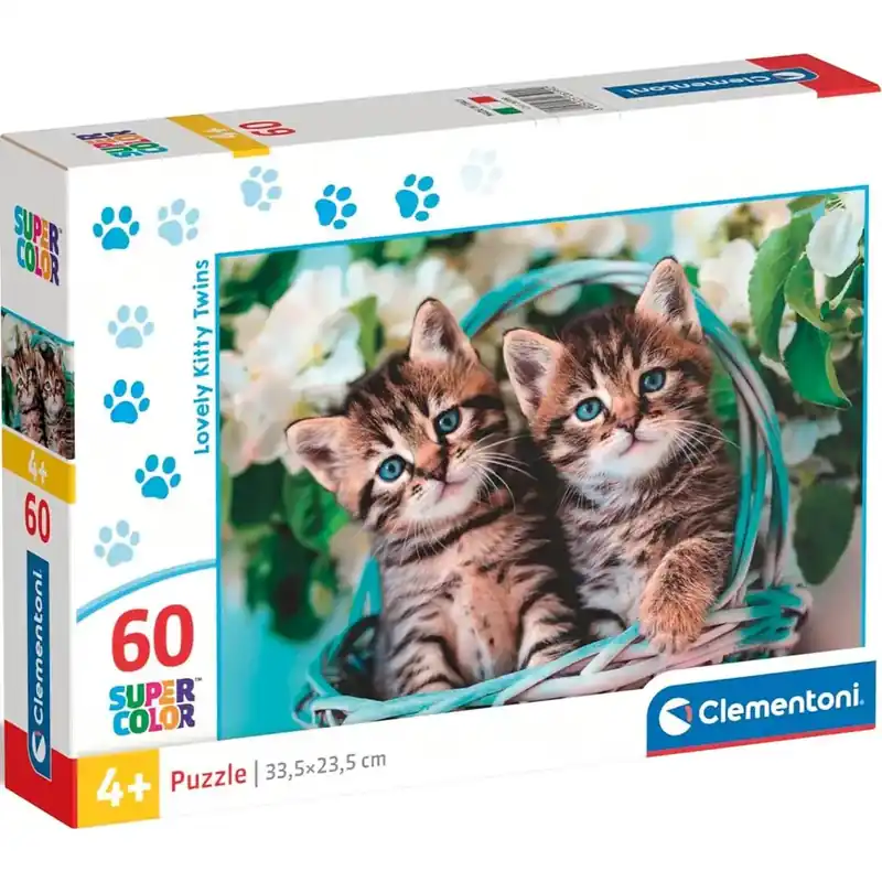 Alacsony ár Cuki cicák 60db-os supercolor puzzle - Clementoni