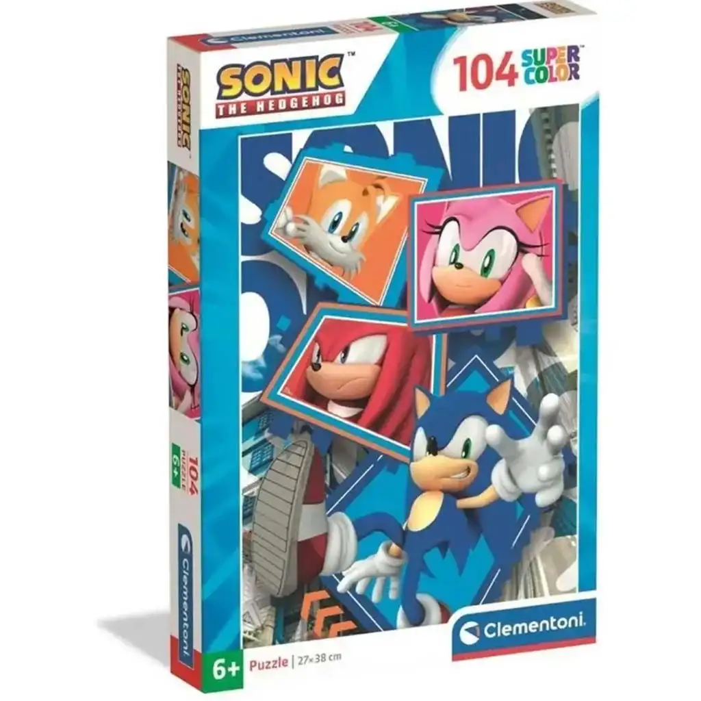 Biztonságos vásárlás Sonic 104db-os supercolor puzzle - Clementoni