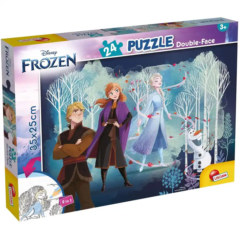 Jégvarázs 2 az 1-ben 24db-os puzzle és színező 35x25cm - Lisciani Biztonságos vásárlás